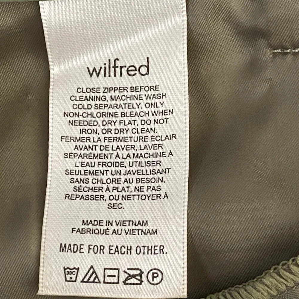 Wilfred Melina Vegan Leather Pant Sage Frost - Picture 14 of 14